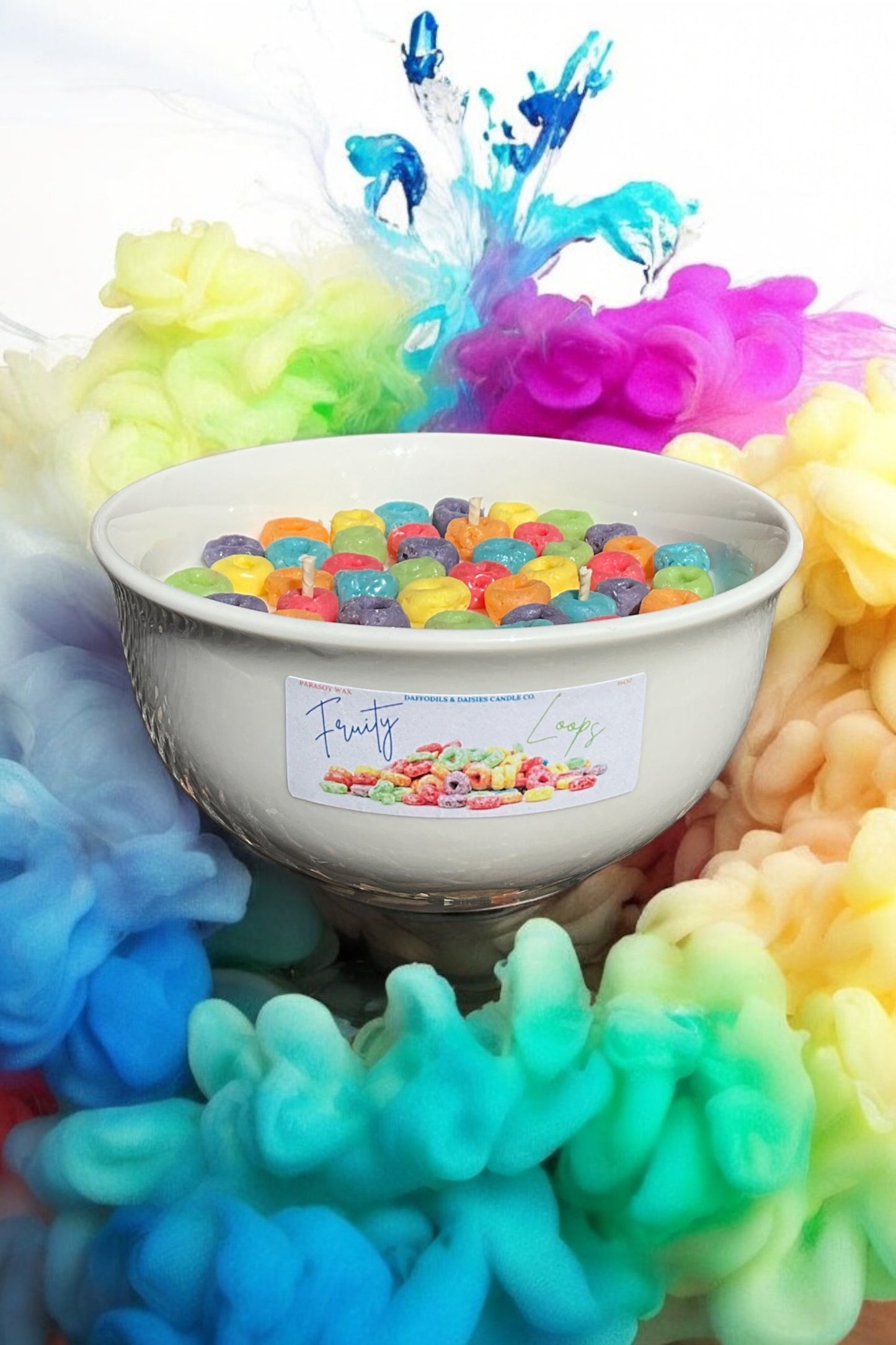 🥣🍒Fruity Loops🥣🍋ParaSoy Wax Candle 16 oz