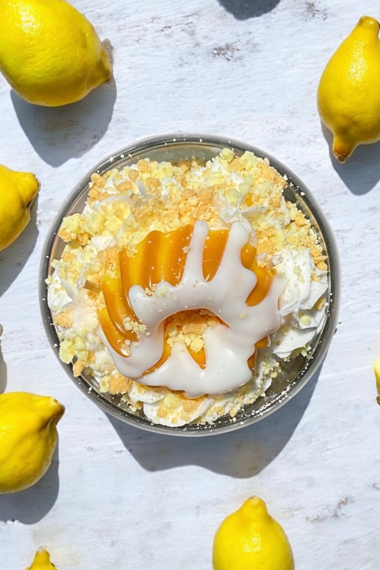 🥮🍋Frosted Lemon Delight /16 oz/Parasoy wax candle🥮🍋