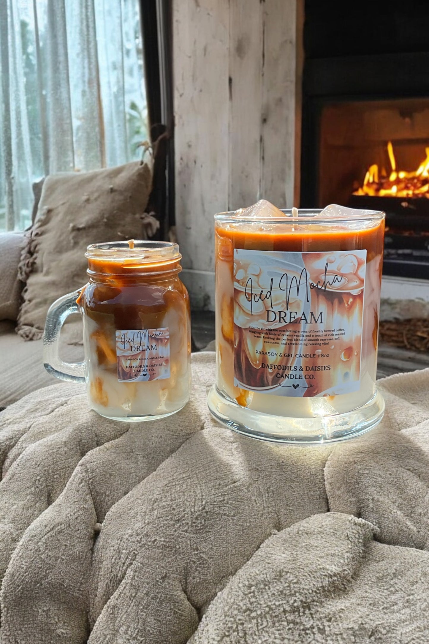 🧋Iced Mocha Dream ParaSoy and Gel candle. 4oz