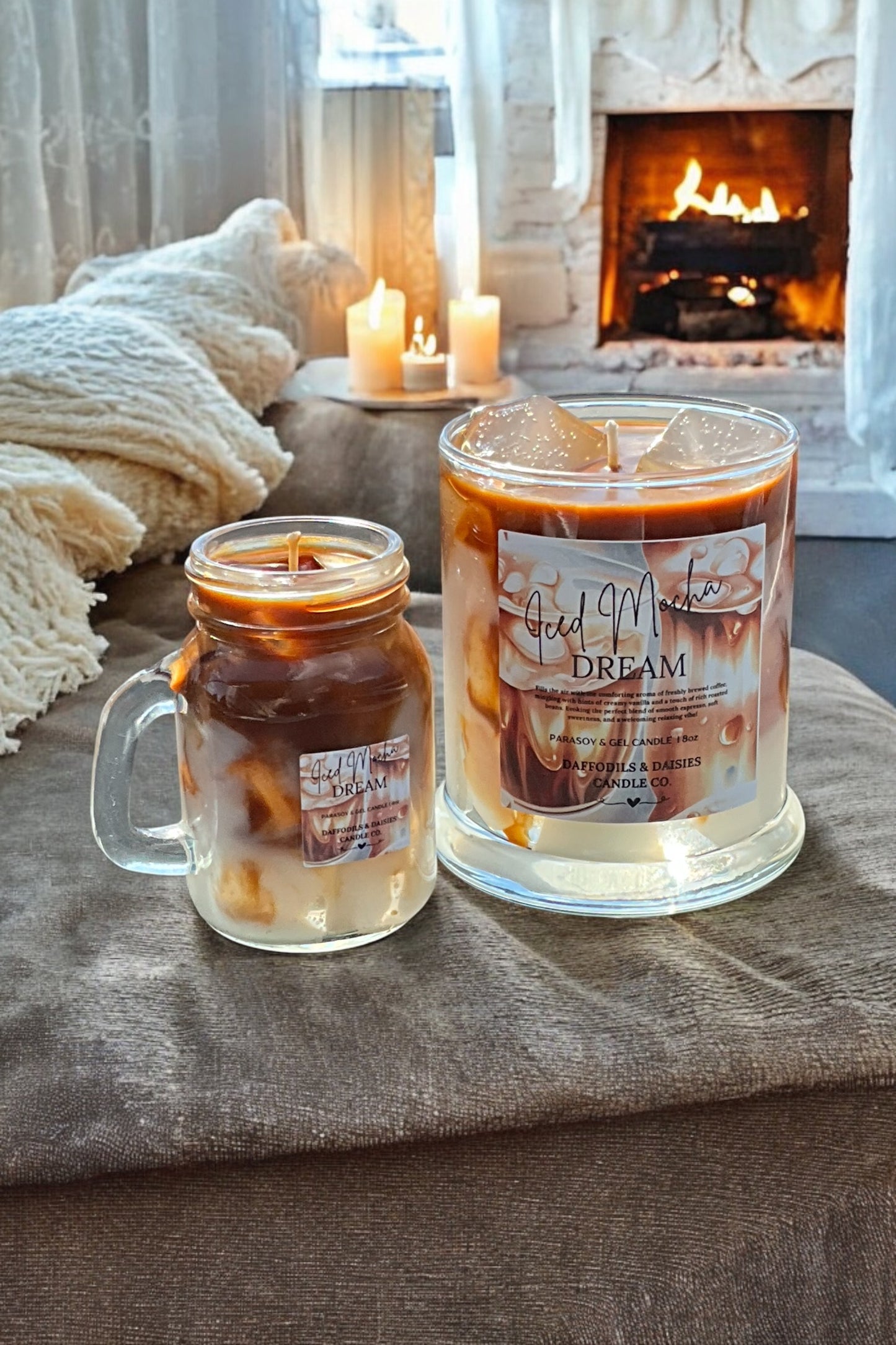 🧋Iced Mocha Dream ParaSoy and Gel candle. 4oz