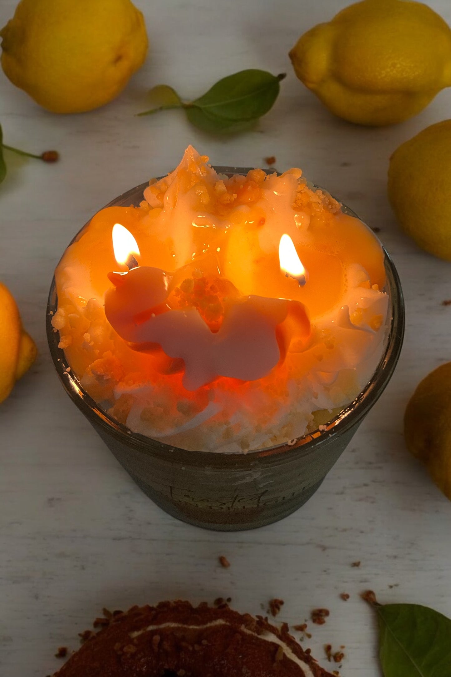 🥮🍋Frosted Lemon Delight /16 oz/Parasoy wax candle🥮🍋