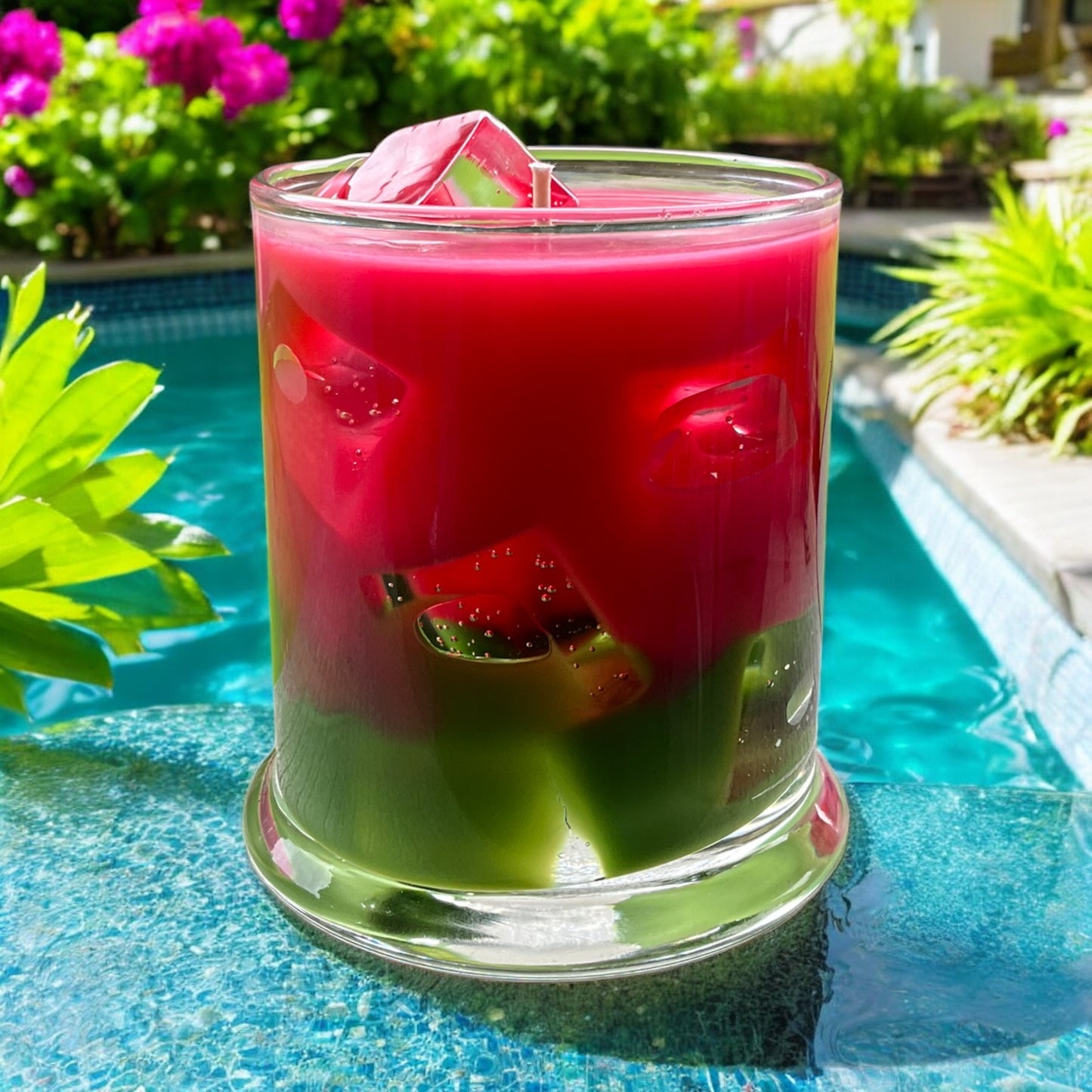 🍉Summer Sippin🍉ParaSoy and Gel candle 12 oz