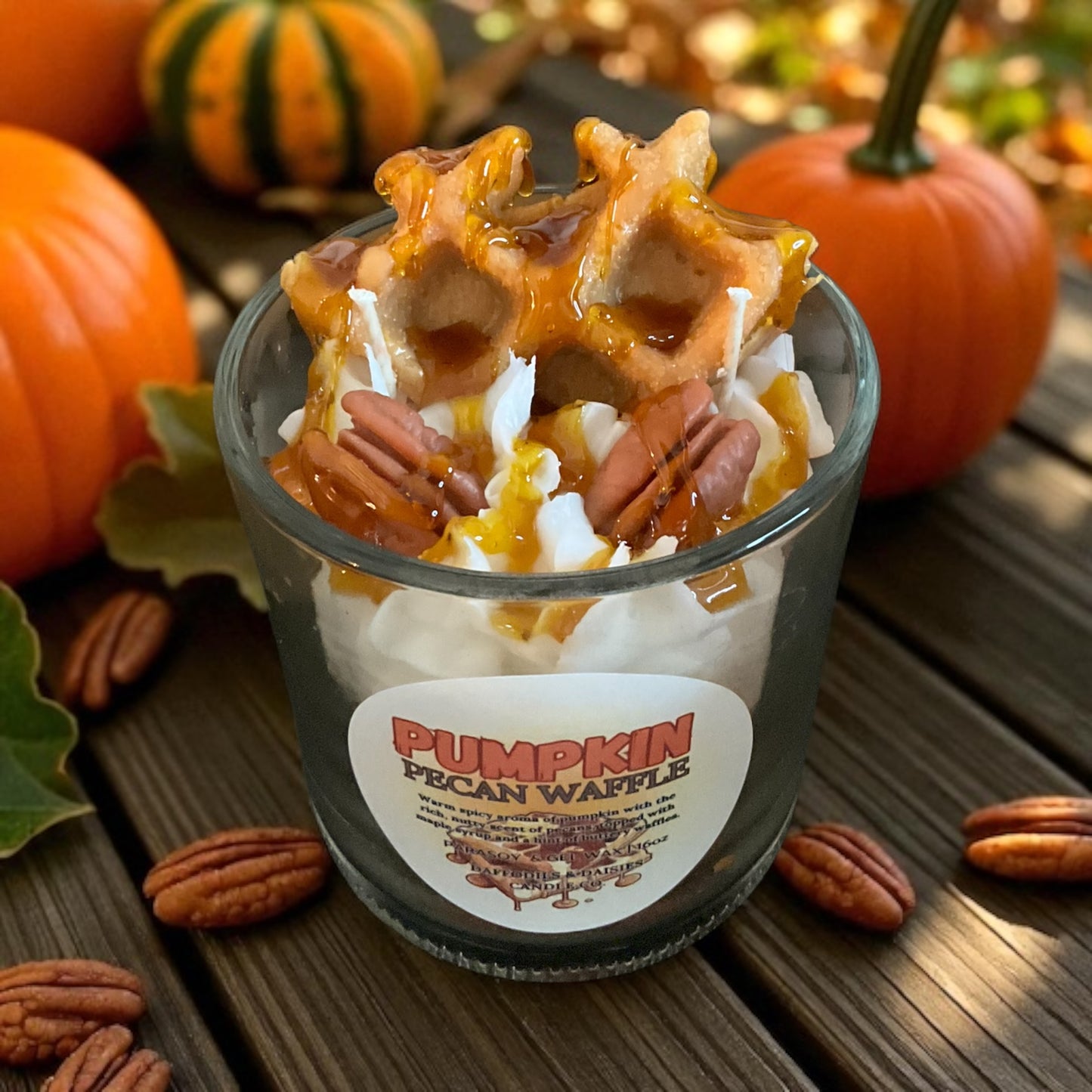 🎃🧇Pumpkin Pecan Waffle🎃🧇ParaSoy & Gel Candle 16 oz