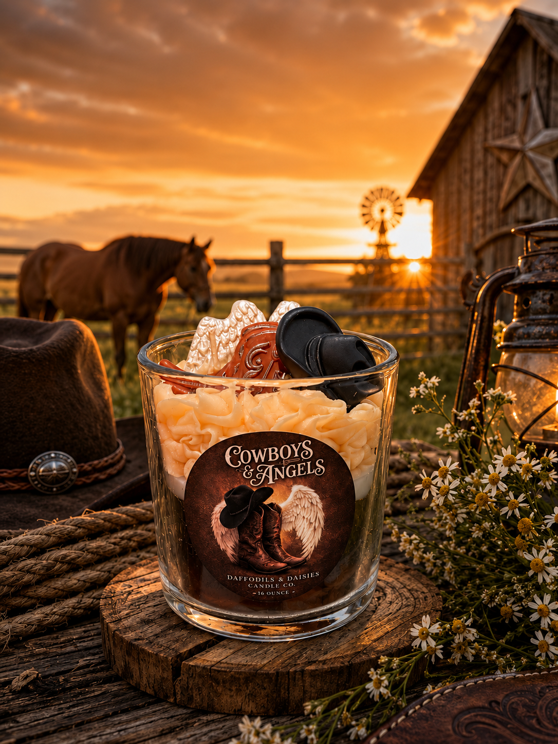 🤠🪽Cowboys & Angels 16oz ParaSoy Candle🪽🤠