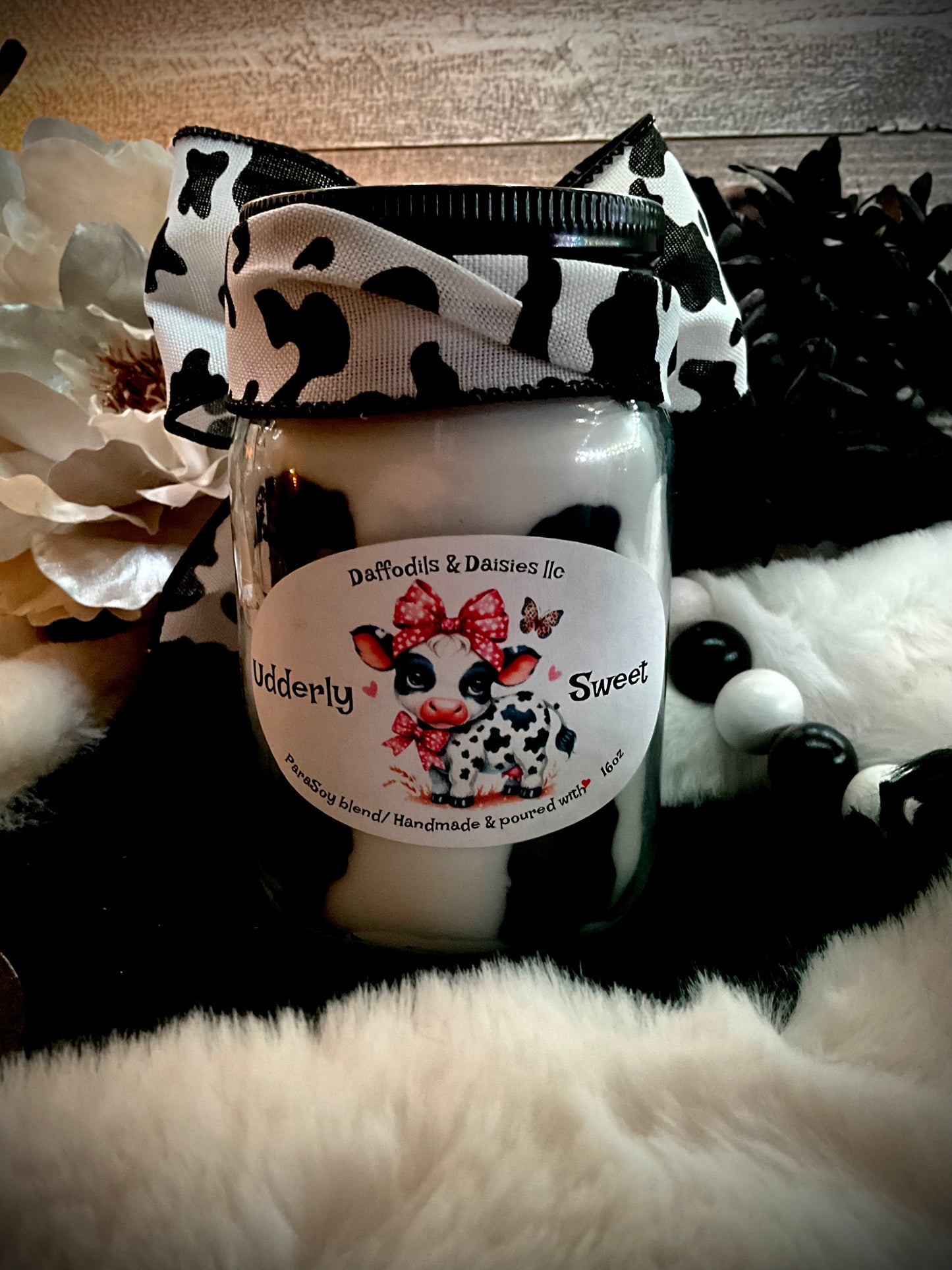 16 oz ParaSoy blend candle (Udderly Sweet)