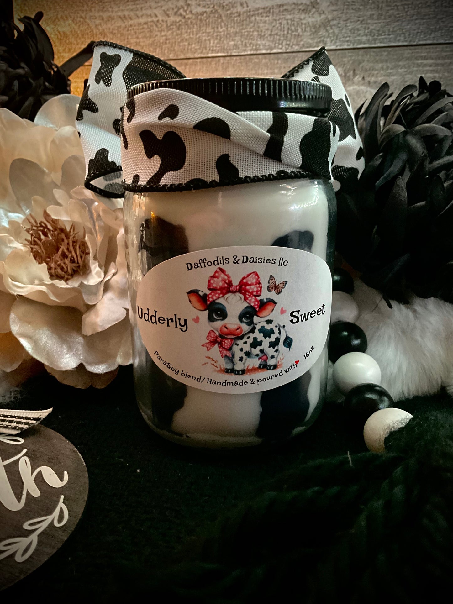 16 oz ParaSoy blend candle (Udderly Sweet)