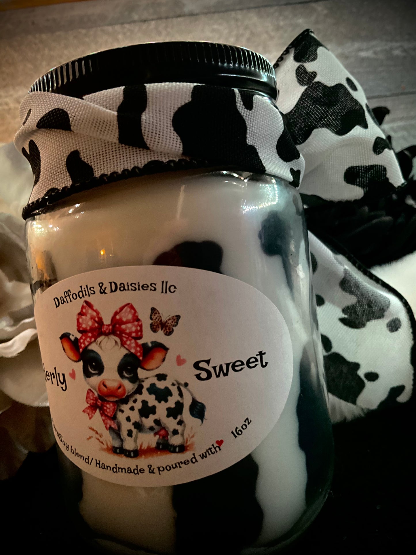 16 oz ParaSoy blend candle (Udderly Sweet)