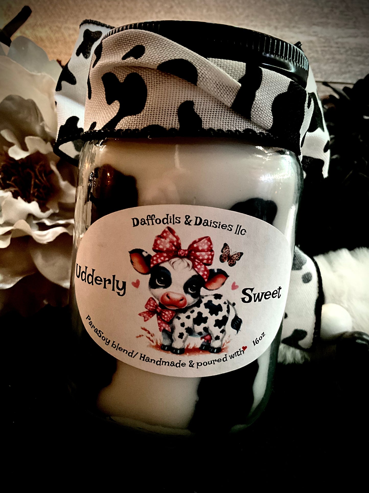 16 oz ParaSoy blend candle (Udderly Sweet)