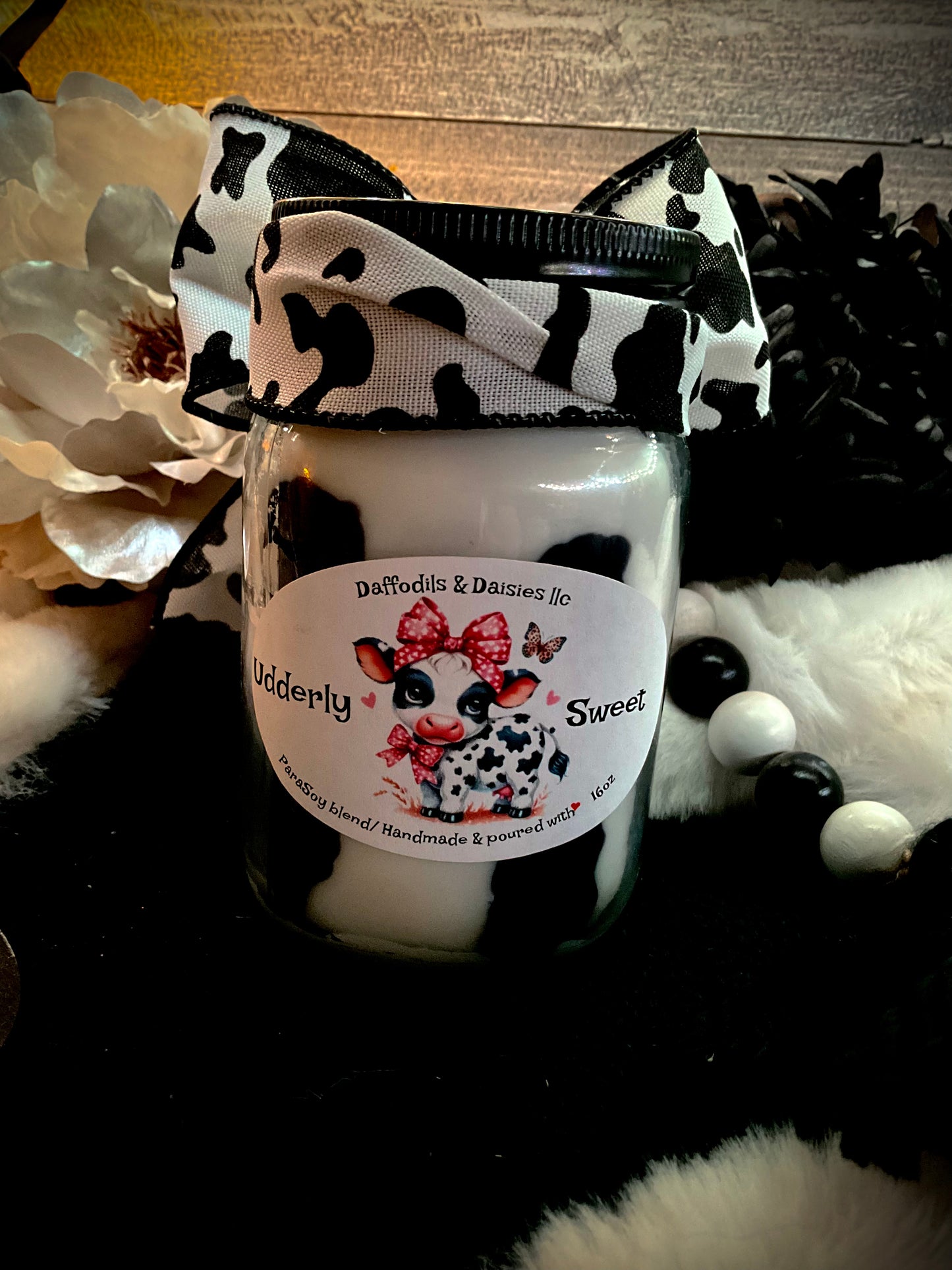 16 oz ParaSoy blend candle (Udderly Sweet)