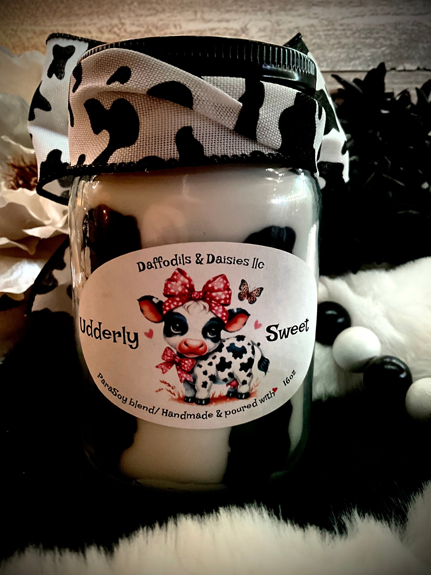 16 oz ParaSoy blend candle (Udderly Sweet)