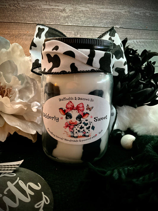 16 oz ParaSoy blend candle (Udderly Sweet)