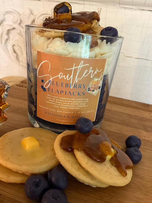 🫐🥞Southern Blueberry Flapjack ParaSoy/gel candle