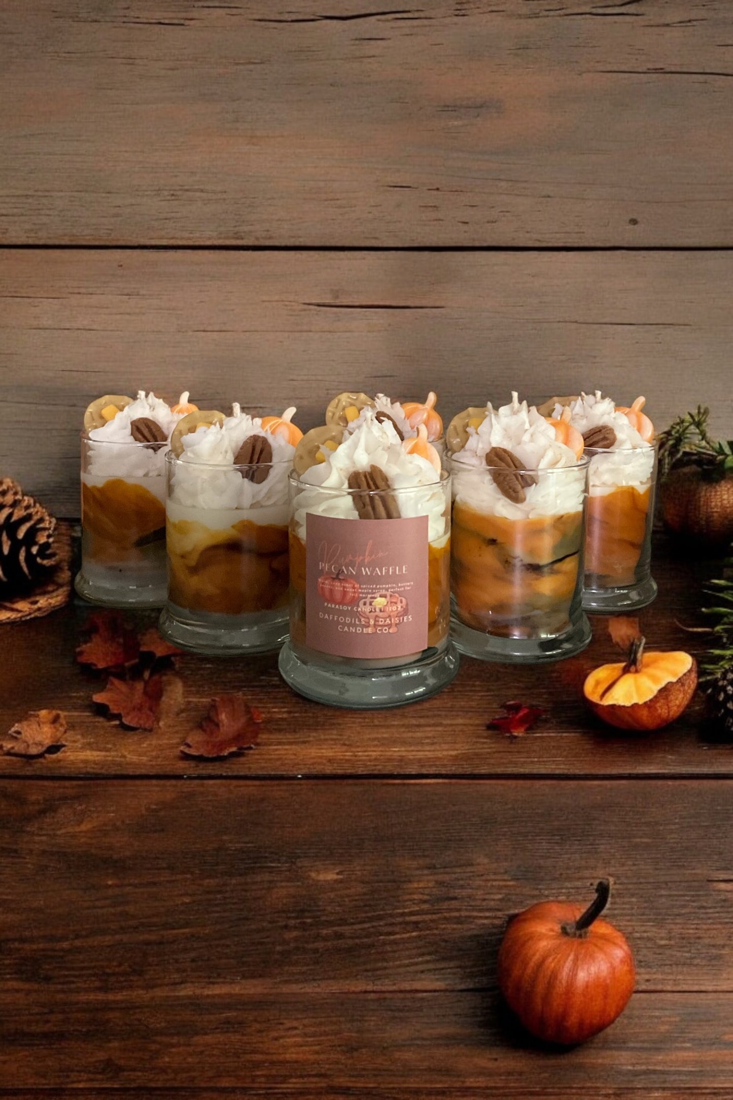 🎃🧇Pumpkin Pecan Waffle/ ParaSoy Wax Candle/ 12 oz