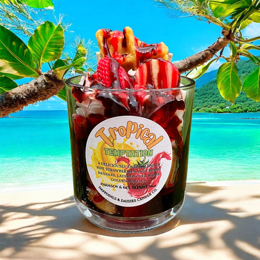 🍓🍌🧇Tropical Temptation 🍓🍌🧇 ParaSoy & Gel Candle 16oz