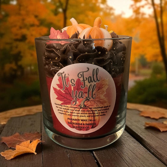 🍂🍁It’s Fall Ya’ll🍂🍁ParaSoy Wax Candle 16oz
