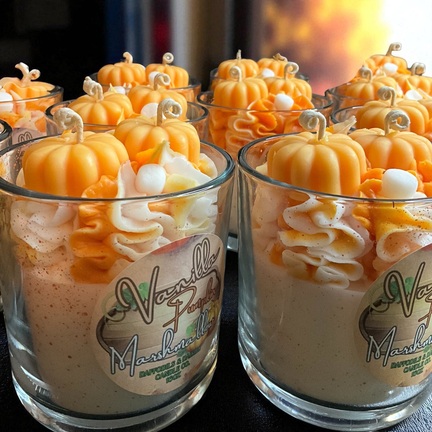 🎃Vanilla Pumpkin Marshmallow🎃 ParaSoy Wax Candle 16 oz