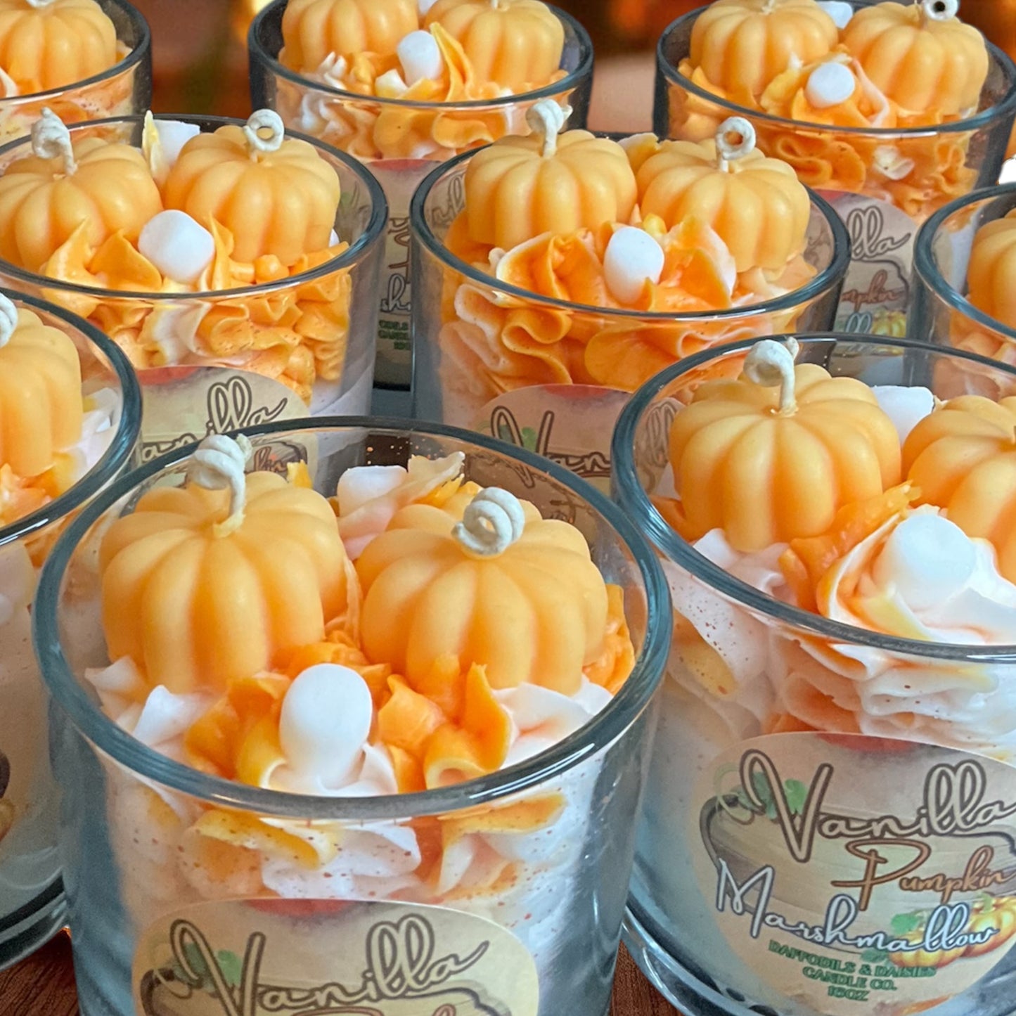 🎃Vanilla Pumpkin Marshmallow🎃 ParaSoy Wax Candle 16 oz