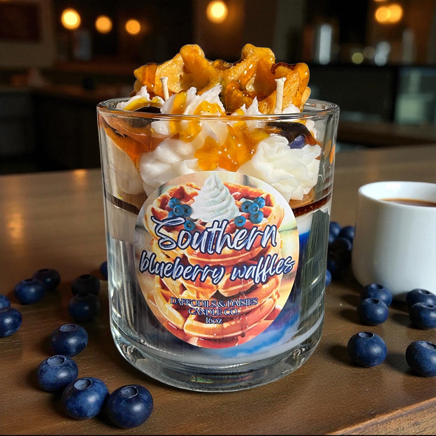 🧇🫐Southern Blueberry Waffles🧇🫐 ParaSoy Wax Candle 16oz