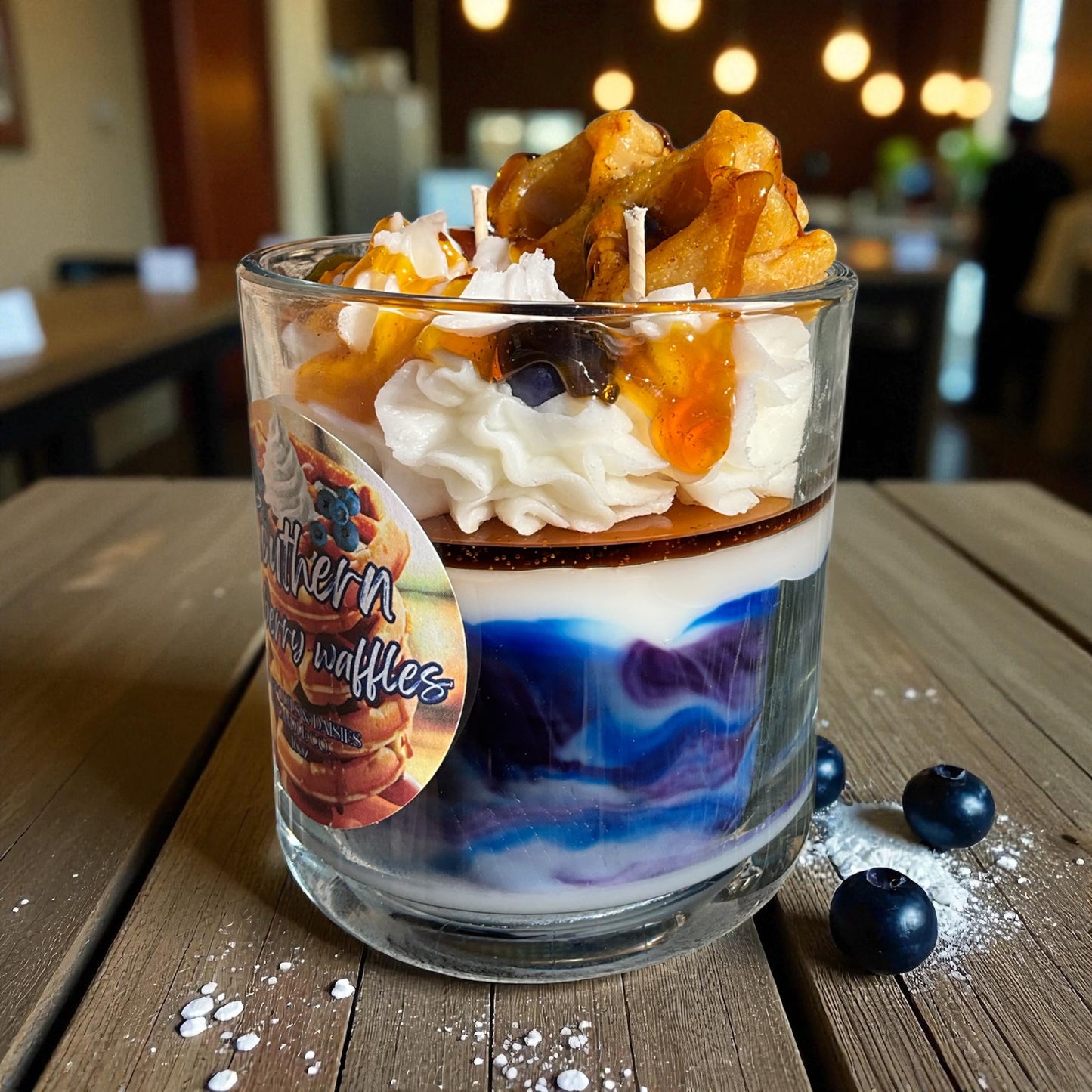🧇🫐Southern Blueberry Waffles🧇🫐 ParaSoy Wax Candle 16oz