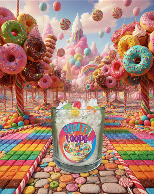 🍬🥣Fruity Loops🍬🥣 ParaSoy Wax Candle 16oz
