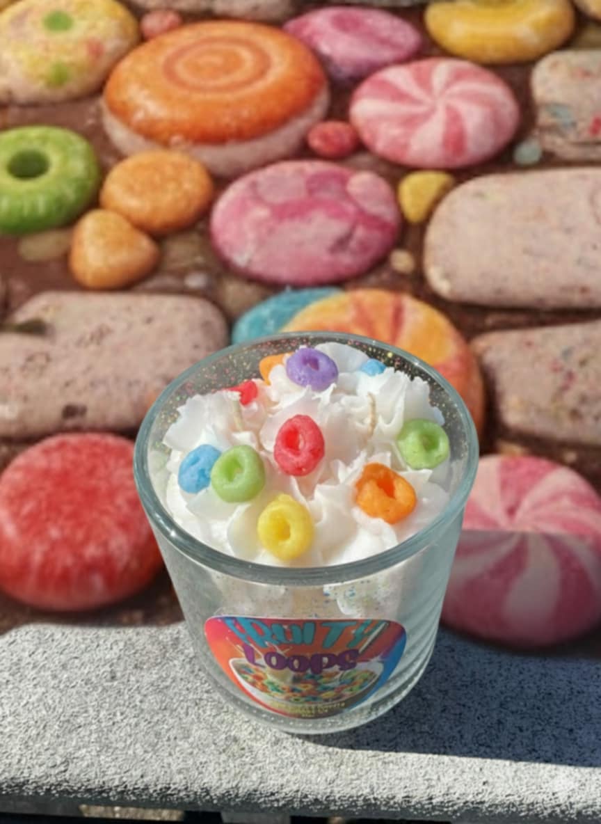 🍬🥣Fruity Loops🍬🥣 ParaSoy Wax Candle 16oz