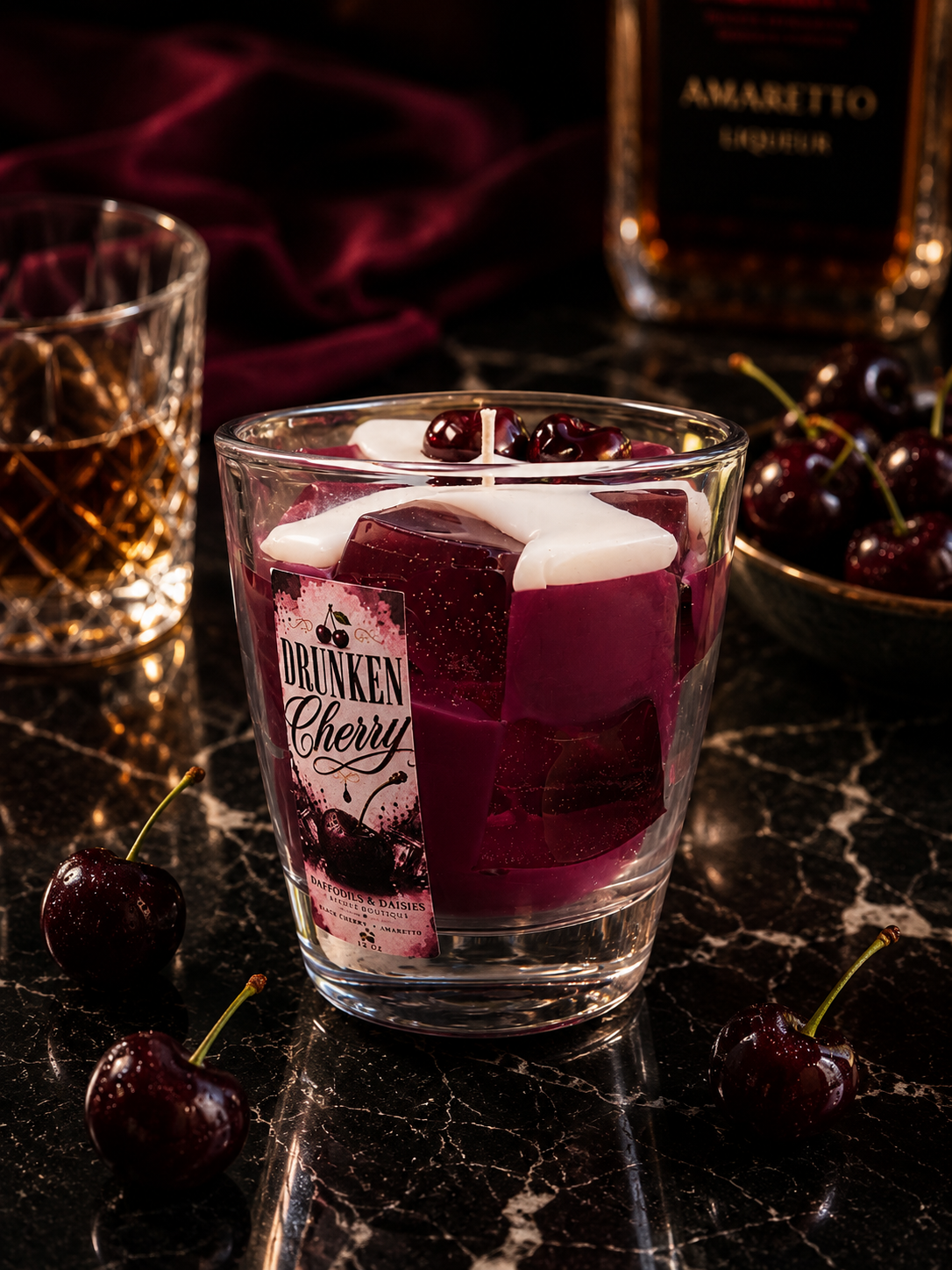 🥃🍒Drunken Cherry 12 oz ParaSoy & gel🍒🥃