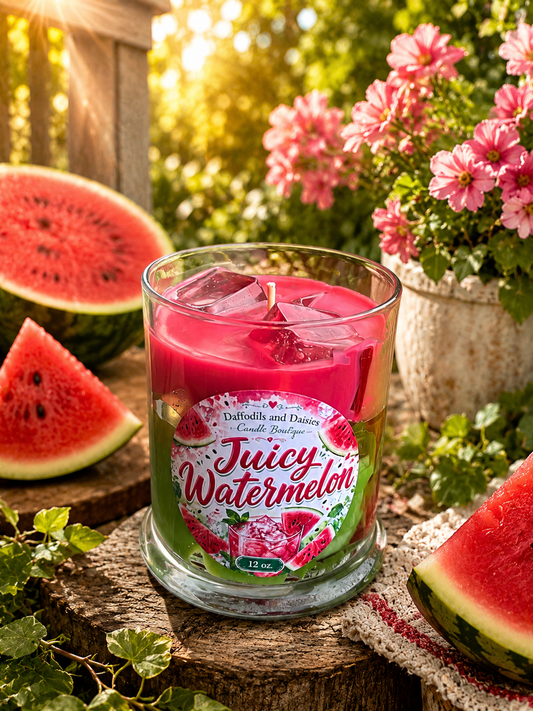 🍉Juicy Watermelon 🍉ParaSoy and Gel candle 12 oz
