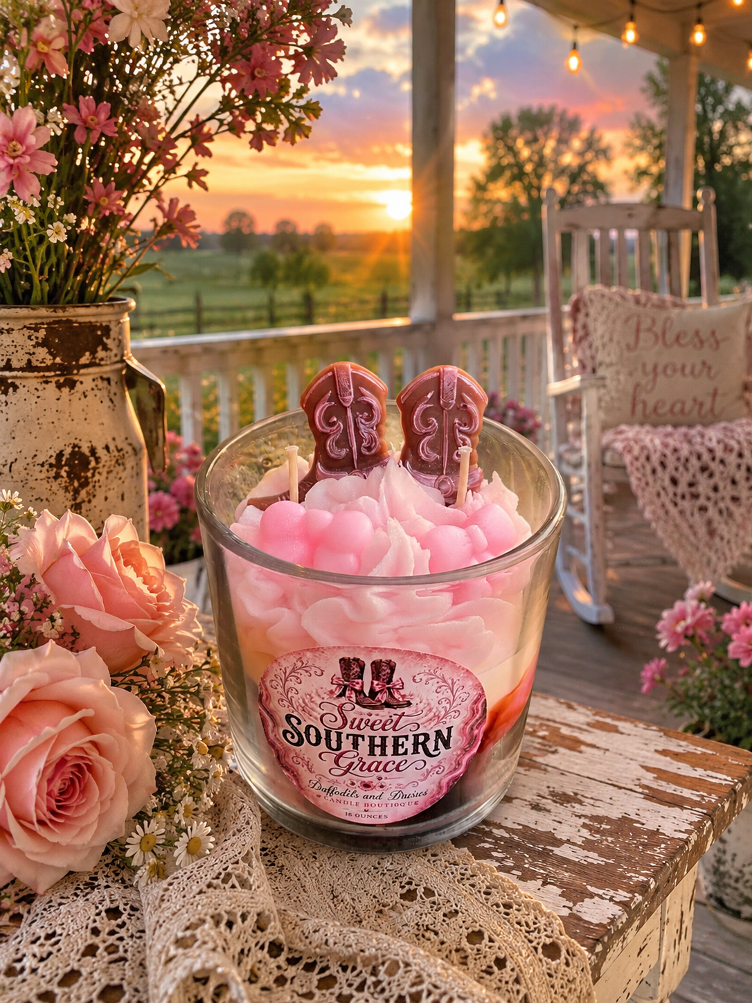🎀Sweet Southern Grace🎀 16 oz ParaSoy Candle