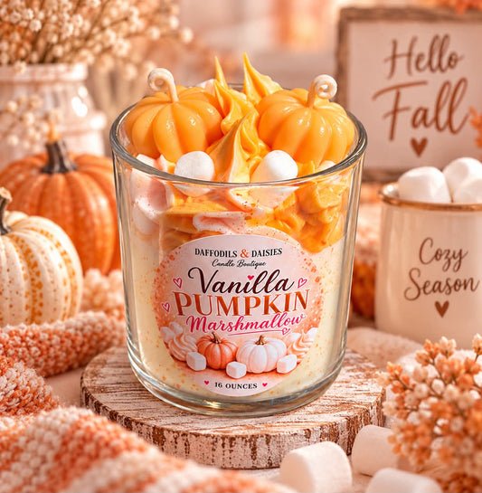 🎃Vanilla Pumpkin Marshmallow 🎃 16 oz ParaSoy Candle