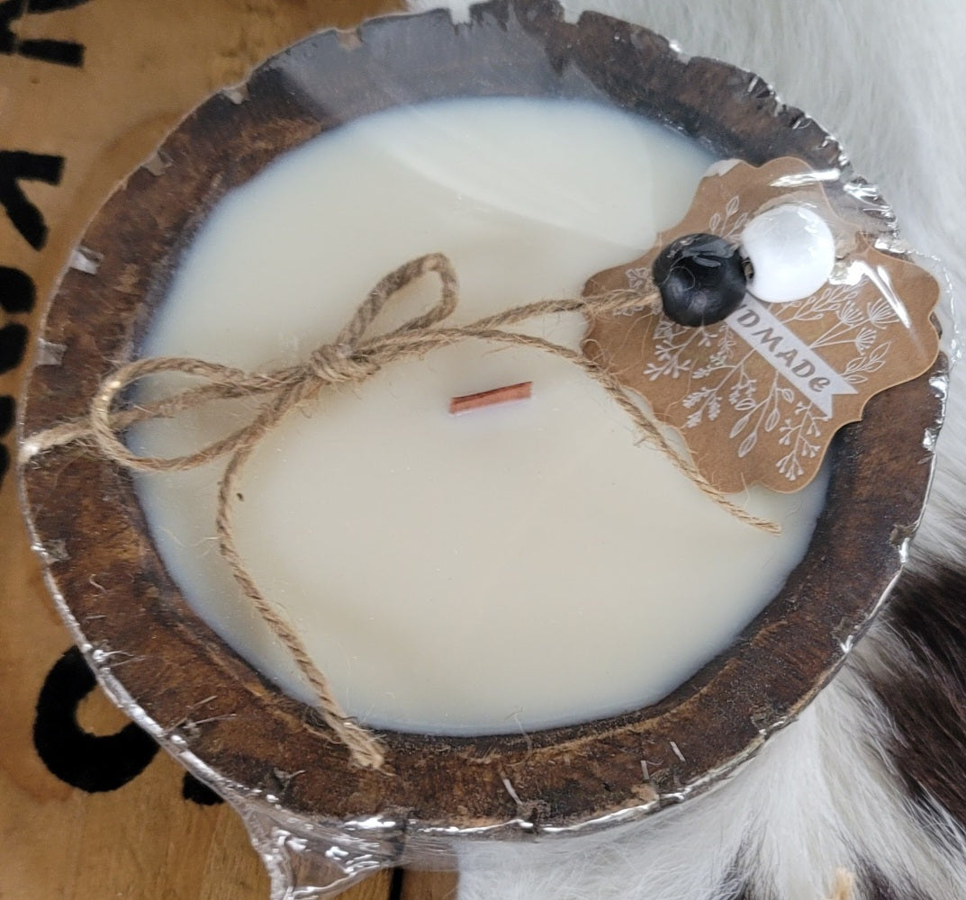 Small Round Soy Wax Dough Bowl Candles