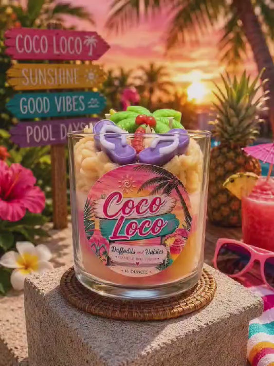 🥥🌴🩴Coco Loco 16oz ParaSoy Candle🩴🌴🥥